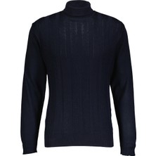 Finesuits Erkek Desenli Yünlü Kazak 2422201014.DSTBR