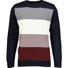 Finesuits Erkek Desenli Yünlü Kazak 2422201023.DSOYR