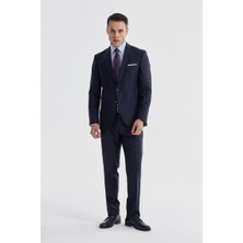 Jakamen Siyah Slim Fit Mono Yaka Erkek Takım Elbise