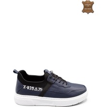 7AdımdaAşk Erkek Sneaker Hakiki Deri Ayakkabı 082Y24E40749