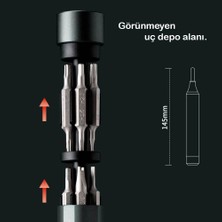 Kingsdun 122 Si 1 Arada Manyetik Hassas Tornavida Seti KS-840122