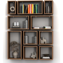 Kutu Raf - Model 8 ( Derinlik 20 cm ) Atlantik Çam ( Mat )