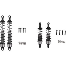 Enclaveinds Metal Yağ Dolu Ön ve Arka 1/12 12428 12423 Rc Araba Paletli Yükseltme Parçası, Titanyum (Yurt Dışından)