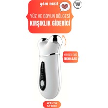 Welta 3D Yüz & Boyun Sıkılaştrıcı Kırşıklık Giderici (Gıdık,sarkma,kırışklık) Ems Masaj Cihazı USB Şarjlı