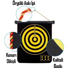 Alastor 6 Oklu Mıknatıslı Dart Seti Çift Yönlü Manyetik Duvara Zarar Vermeyen Dart Oyunu