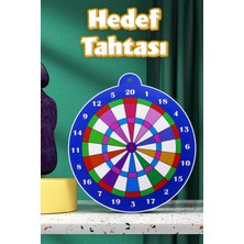 Alastor Mıknatıslı Dart Seti Mini Boy Dart Oyunu Duvara Zarar Vermeyen Iğnesiz Dart Atma 3 Oklu Çap: 28 cm