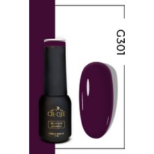 Cr-Oje Kalıcı Oje G301 - Patlıcan Mor (5 ML)