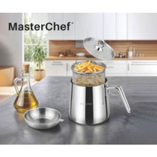 Master Chef Çelik Kızartma Potu Masterchef 4pcs Inox