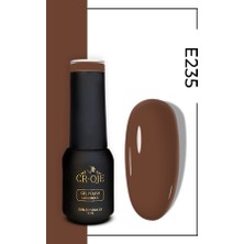 Cr-Oje Kalıcı Oje E235 - Toprak Kahverengi (5 ML)