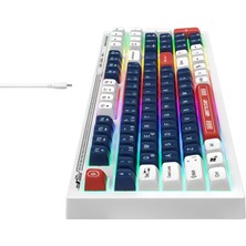 Everest Kb-98 Sessiz Rainbow Q Türkçe Klavye Membrane Oyuncu Klavyesi Gaming Klavye