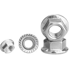 Akdeniz Dın 6923 6 cl M10 Galvanizli Flanşlı Sonun 40 Adet