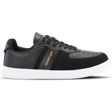 Slazenger MALKHAZ Erkek Sneaker Koşu & Yürüyüş Ayakkabısı Siyah / Beyaz