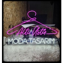 Çizgi Neon Cizgineon Kişiye Özel Modern Neon Led Işıklı Duvar Dekarasyon