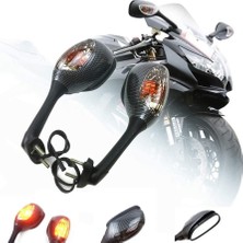 Enclaveinds Motosiklet Dikiz LED Dönüş Sinyali Işığı Gsxr 600 750 1000 2005-2010 ile Uyumlu (Yurt Dışından)