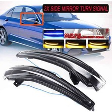 Enclaveinds C Sınıfı ile Uyumlu W205 E W213 S W222 W217 Dinamik Dönüş Sinyali Flaşör Sıralı Yan Ayna Gösterge Işığı (Yurt Dışından)