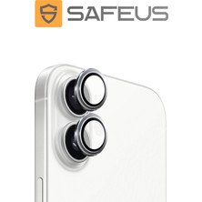 Safeus iPhone 16 Plus 9h Safir Temperli Kamera Lens Koruyucu