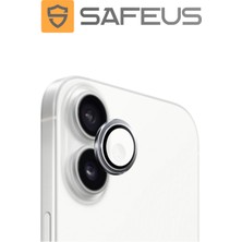 Safeus iPhone 16 Plus 9h Safir Temperli Kamera Lens Koruyucu
