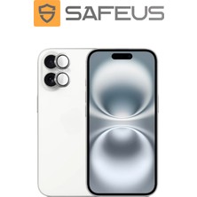 Safeus iPhone 16 Plus 9h Safir Temperli Kamera Lens Koruyucu