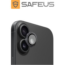 Safeus iPhone 16 Plus 9h Safir Temperli Kamera Lens Koruyucu