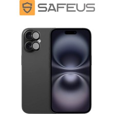 Safeus iPhone 16 Plus 9h Safir Temperli Kamera Lens Koruyucu