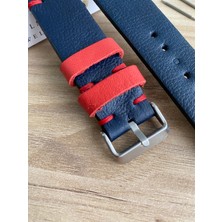 Düz Lacivert Gerçek Deri Saat KORDONU.18,20,22,24,26MM.GENIŞLIK Seçenekleri. Sipariş Üzerine Üretilir.