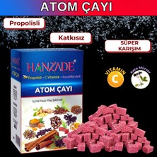 Hanzade Bitkisel Propolisli - C Vitaminli - Kara Mürverli Atom Çayı Kış Çayı 150  gr