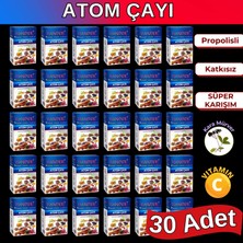 Hanzade Bitkisel Propolisli - C Vitaminli - Kara Mürverli Atom Çayı Kış Çayı 150 gr x 30 Adet