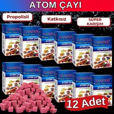 Hanzade Bitkisel Propolisli - C Vitaminli - Kara Mürverli Atom Çayı Kış Çayı 150 gr x 12 Adet