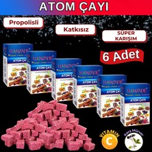 Hanzade Bitkisel Propolisli - C Vitaminli - Kara Mürverli Atom Çayı Kış Çayı 150 gr x 6 Adet