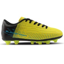 Slazenger SCORE I KRP Erkek Çocuk Halısaha Futbol Kramponu Neon Sarı / Siyah