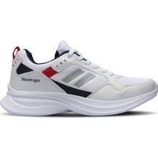 Slazenger ZAYN Erkek Sneaker Ayakkabı Beyaz / Lacivert / Kırmızı