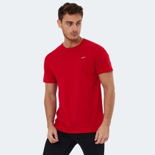 Slazenger ROSALVA Erkek Tişört Kırmızı
