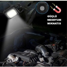 LED Işıklı Flash Özellikli 4 Modlu  Anahtarlık El Feneri