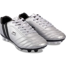 Slazenger HENRIK KR Erkek Çocuk Halısaha Futbol Kramponu Gri / Siyah