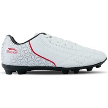 Slazenger HINO KR Erkek Halısaha Futbol Kramponu Beyaz / Siyah