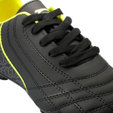 Slazenger HINO KR Erkek Halısaha Futbol Kramponu Siyah / Sarı