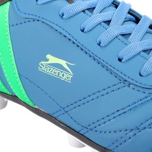 Slazenger HENRIK KR Erkek Çocuk Halısaha Futbol Kramponu Saks Mavi / Yeşil
