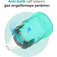 Mamajoo Kulplu Akıtmaz Alıştırma Bardağı, Anti-kolik, Yeşil 160 ml, 6 Ay+                            
