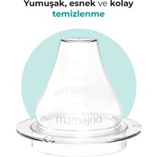 Mamajoo Kulplu Akıtmaz Alıştırma Bardağı, Anti-kolik, Yeşil 160 ml, 6 Ay+                            