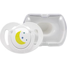 Mamajoo Ortodontik Damaklı Emzik, Gece & Gündüz, 6+ Ay, Emzik Saklama Kutusu, 1 Adet