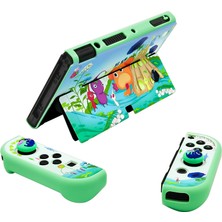 Nintendo Switch OLED Konsol Koruyucu Kılıf Pikmin Tema Pc Hard Case (Yurt Dışından)