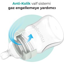 Mamajoo Gece & Gündüz Anti-Kolik Biberon 160 ml, Yenidoğan Bebek, 0 Ay+, Yavaş Akışlı