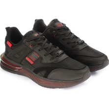 Slazenger ZEND Erkek Sneaker Koşu & Yürüyüş Ayakkabısı Siyah / Kırmızı