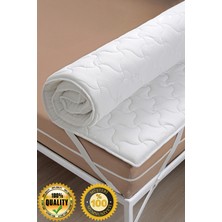Full Ortopedik Yatak Pedi Kapitoneli Uyku Pedi Yatak Şiltesi 4 cm Kalınlık