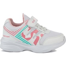 Slazenger KING Kız Çocuk Sneaker Ayakkabı Beyaz / Pembe