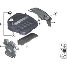 Orjinal Bmw Motor Üst Kapak Akustik X1 E84 11148510364