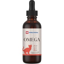 World Royal Kediler Için Omega 3 ve Omega 6 Takviyeli Multivitamin Damla 100 Ml.