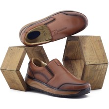 Barmea Deri Erkek Günlük Yürüyüş Ayakkabısı - 1650 Taba