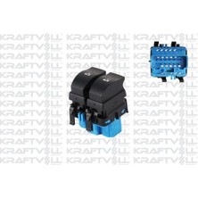 Kraftvoll 04050123 Cam Açma Kapama Anahtarı Ikili Renault Master Iıı Kangoo Iı Megane Iı 93858398