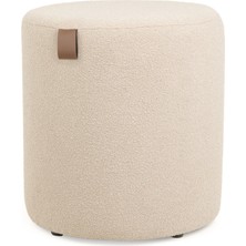 Just Home Teddy Puf - Gri - 42X38X38 cm